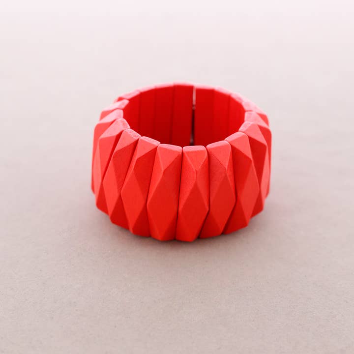 La Cuerda De Sol – wholesale Snap-smycken – Elastiskt Armband Träpärlor