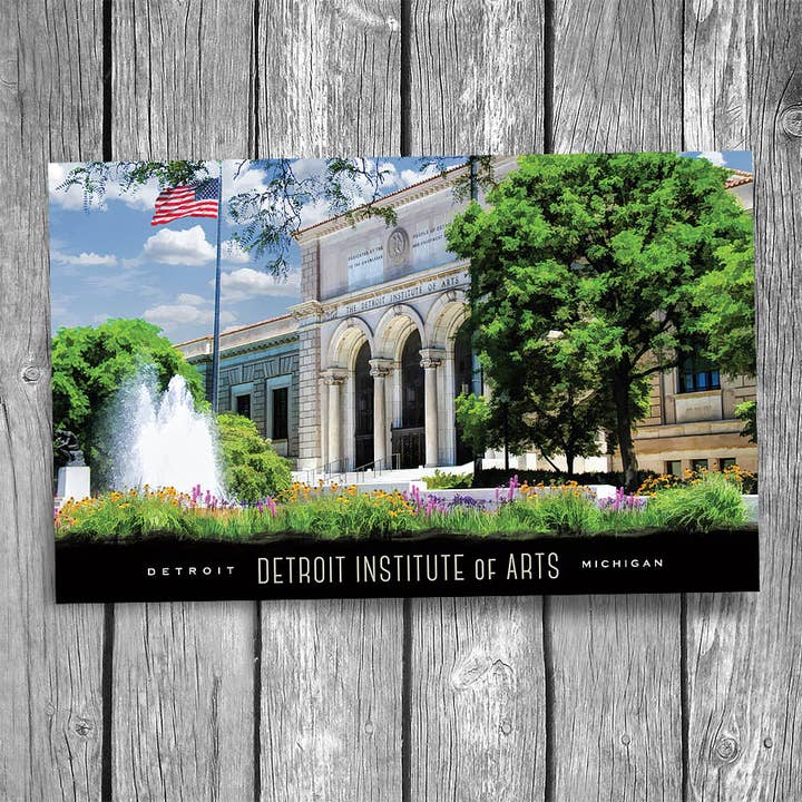 Detroit Institute of Arts Postcard for wholesale by Christopher Arndt Postcard Co.