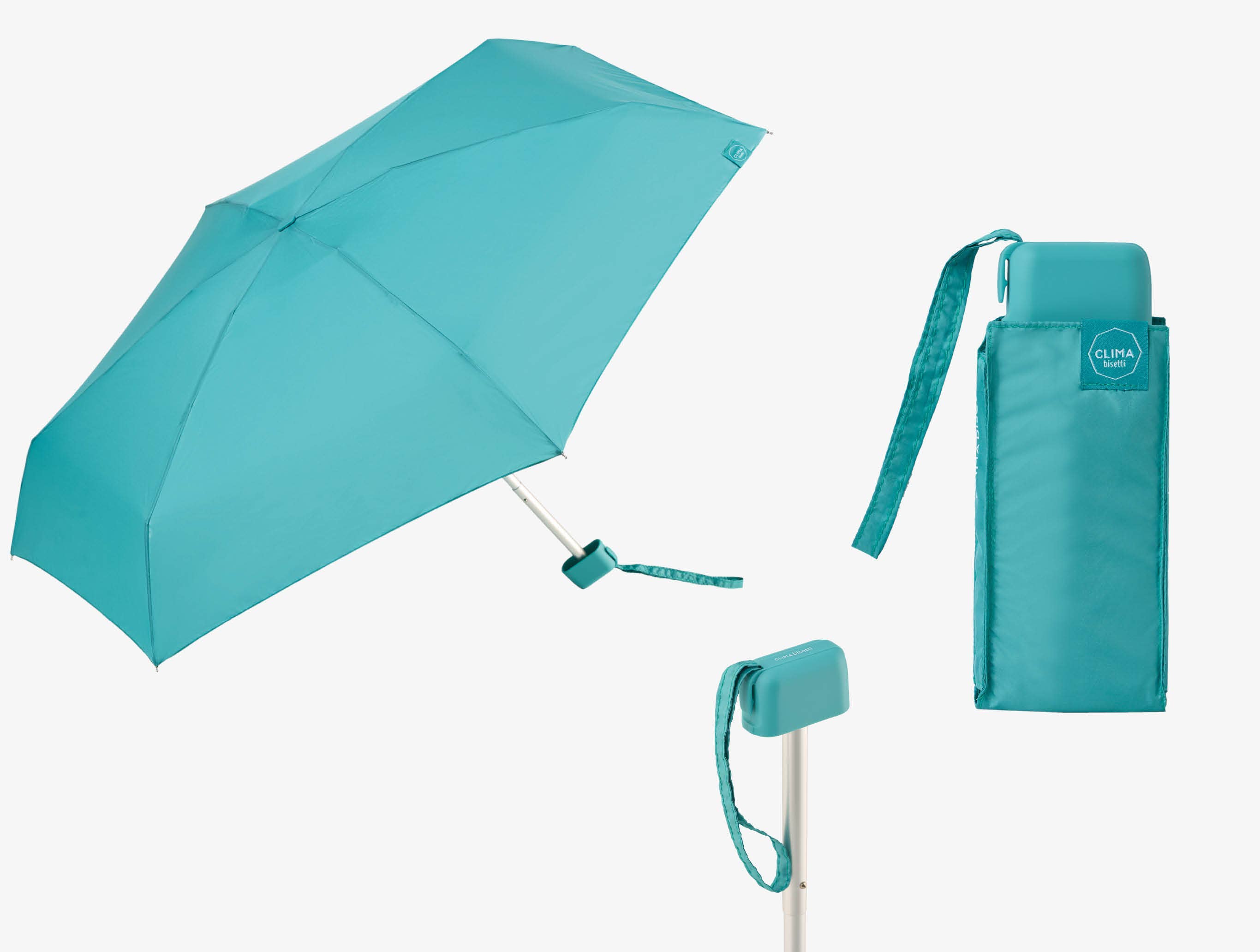 Mkr International - Wholesale Umbrella - Unisex - Mini Flat Folding Umbrella | Ultralight | Uvp354