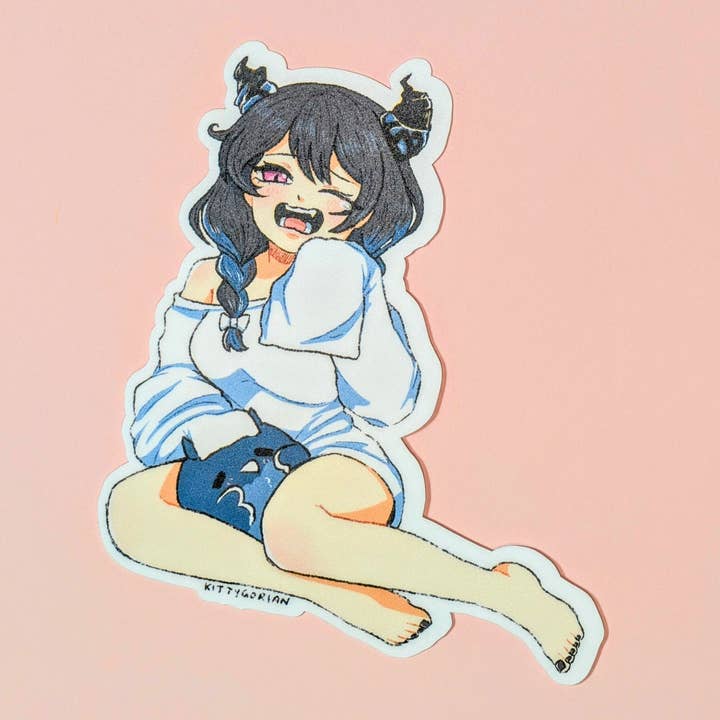 Kittygorian - Wholesale Sticker - Eepy Nerissa vinyl sticker || Hololive1