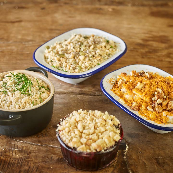 Belle & Wilde – wholesale Bread mix – Gluten Free Cheese, Walnut & Smoked Paprika Breadcrumbs2