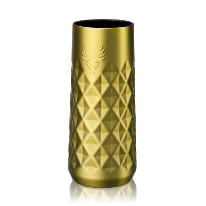 Paragon Insulated Ceramic Coated Champagne Tumbler Gold for wholesale by Viski
