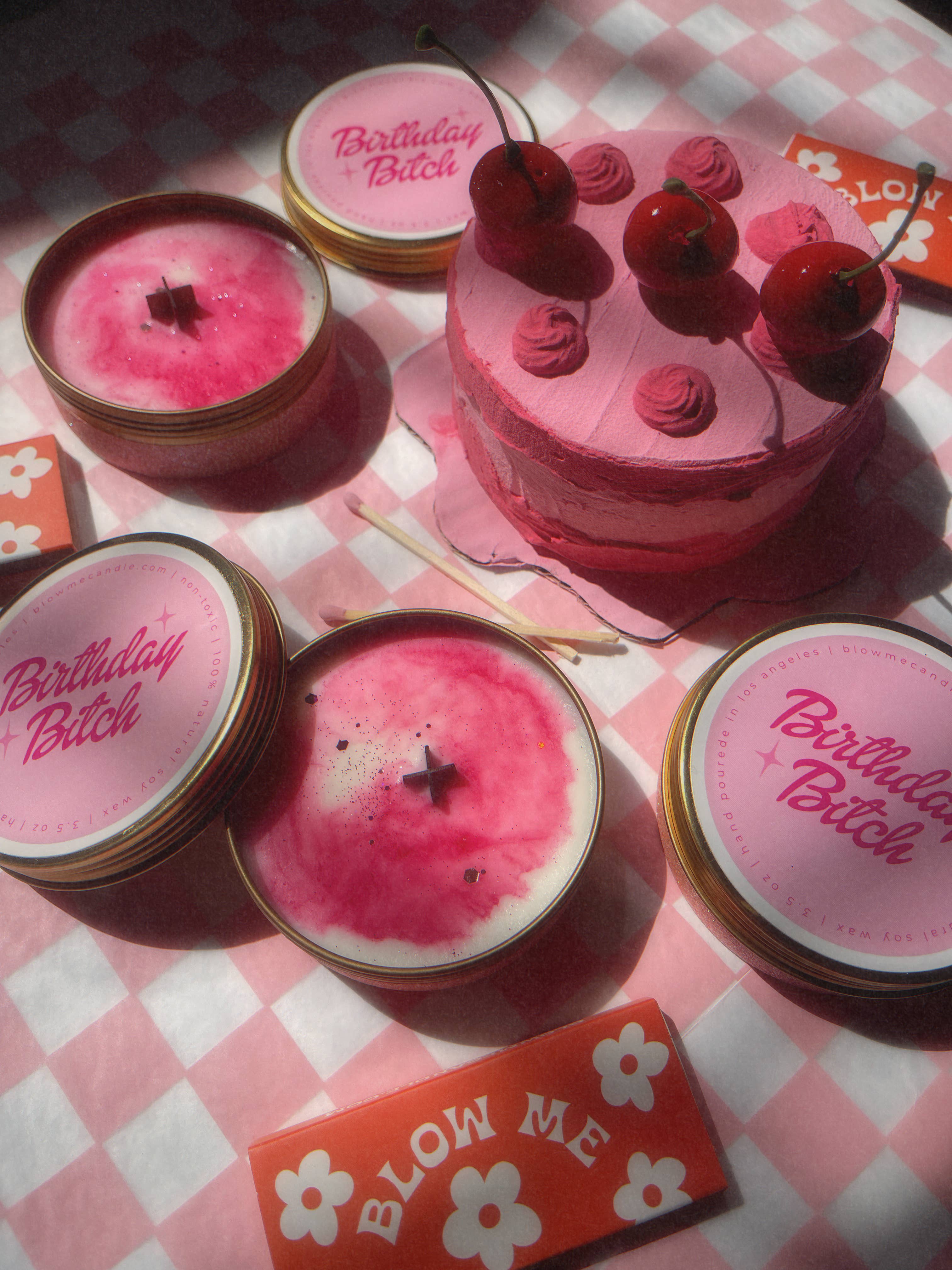 Blow Me Candle Co. – wholesale Reseljus – Lil Flicker - Födelsedagstik