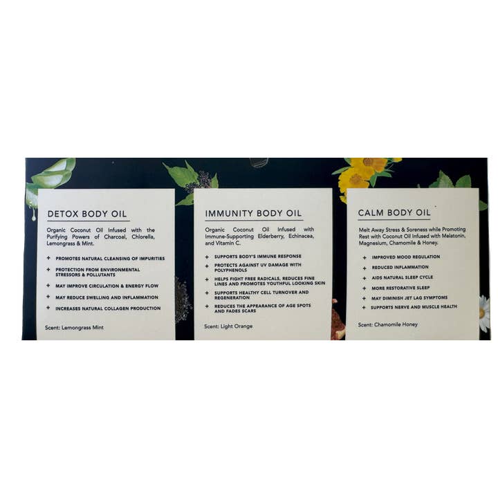 Conscious Coconut - Wholesale Bath/Body Oil - Boosted Body Oil Gift Set