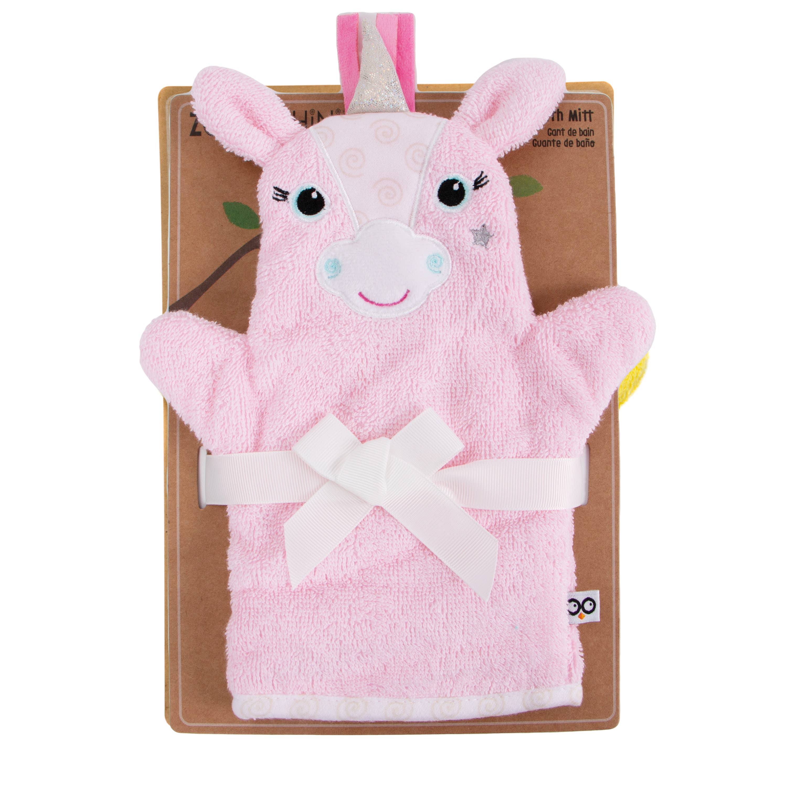 ZOOCCHINI - Wholesale Bath Toy - Baby - Baby Snow Terry Bath Mitt - Allie Alicorn - 0-18M1