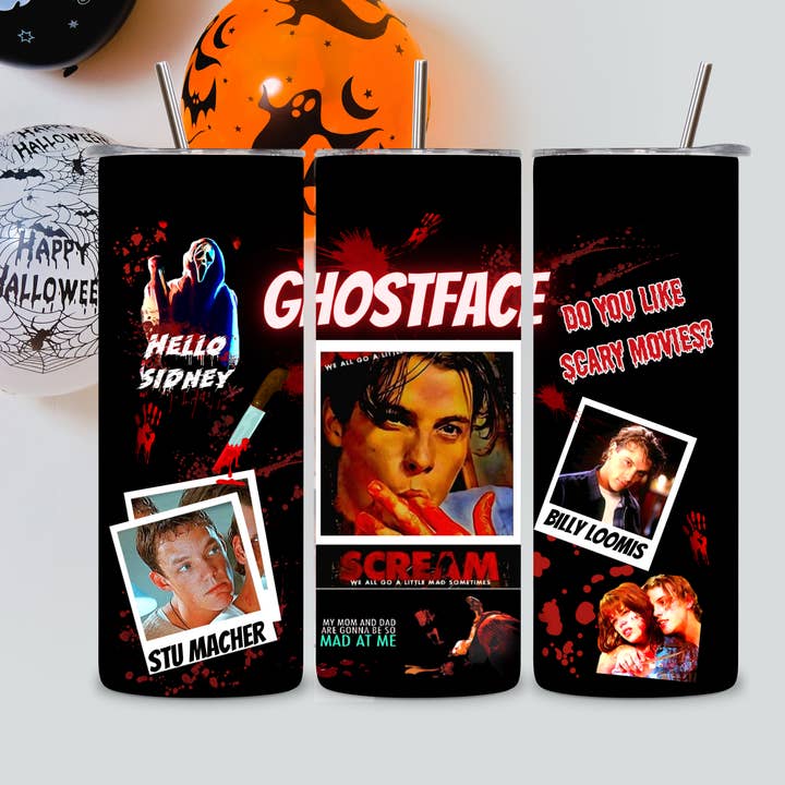 Scream Tumbler for wholesale by Graveyard Offerings