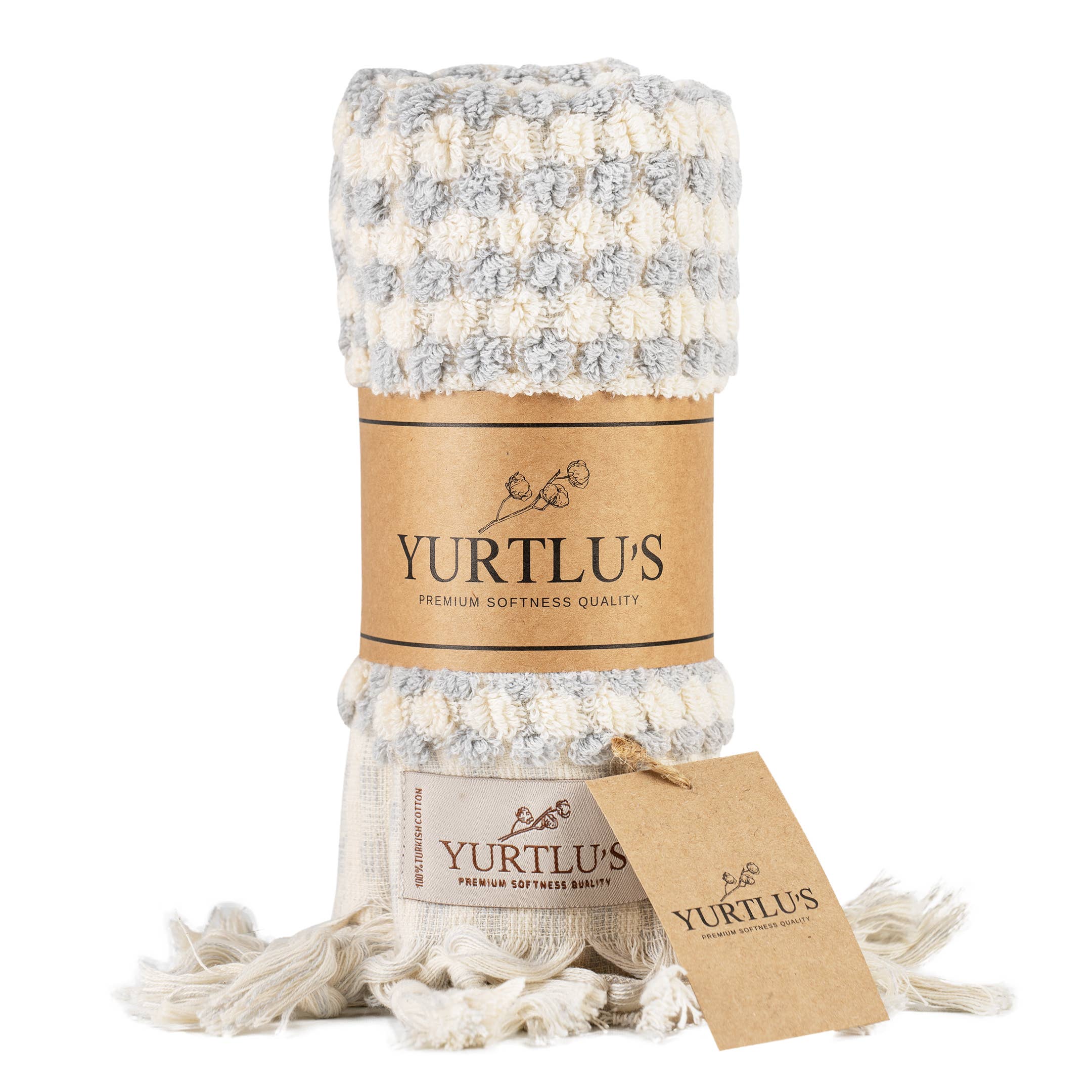 YURTLUS – wholesale Hand towel – Organic Bubble Series- Hand Towel 18x 37,Soft Thick Towel, Kitchen Towel3