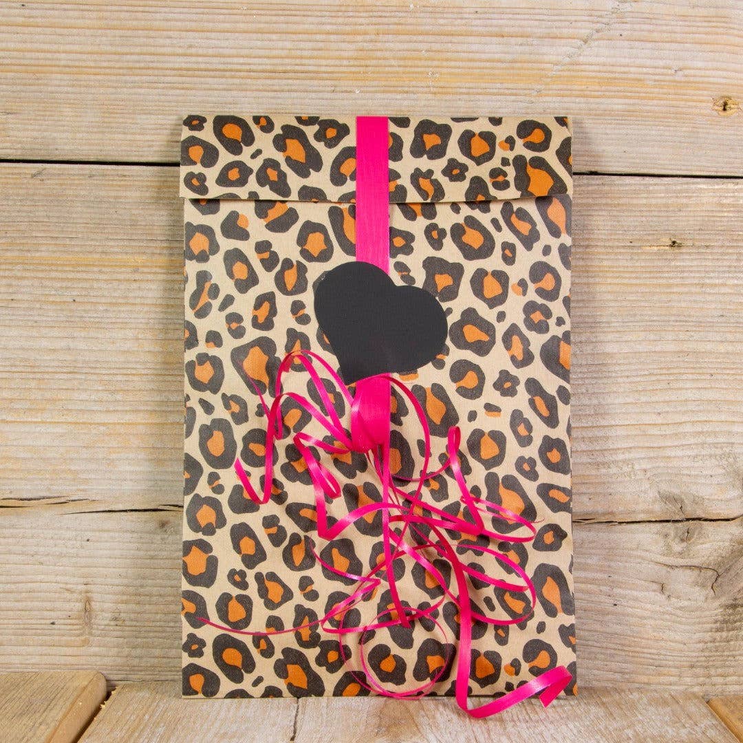 kadopapier.net – Engroshandel Gavepose – Gaveposer med pantermønster2