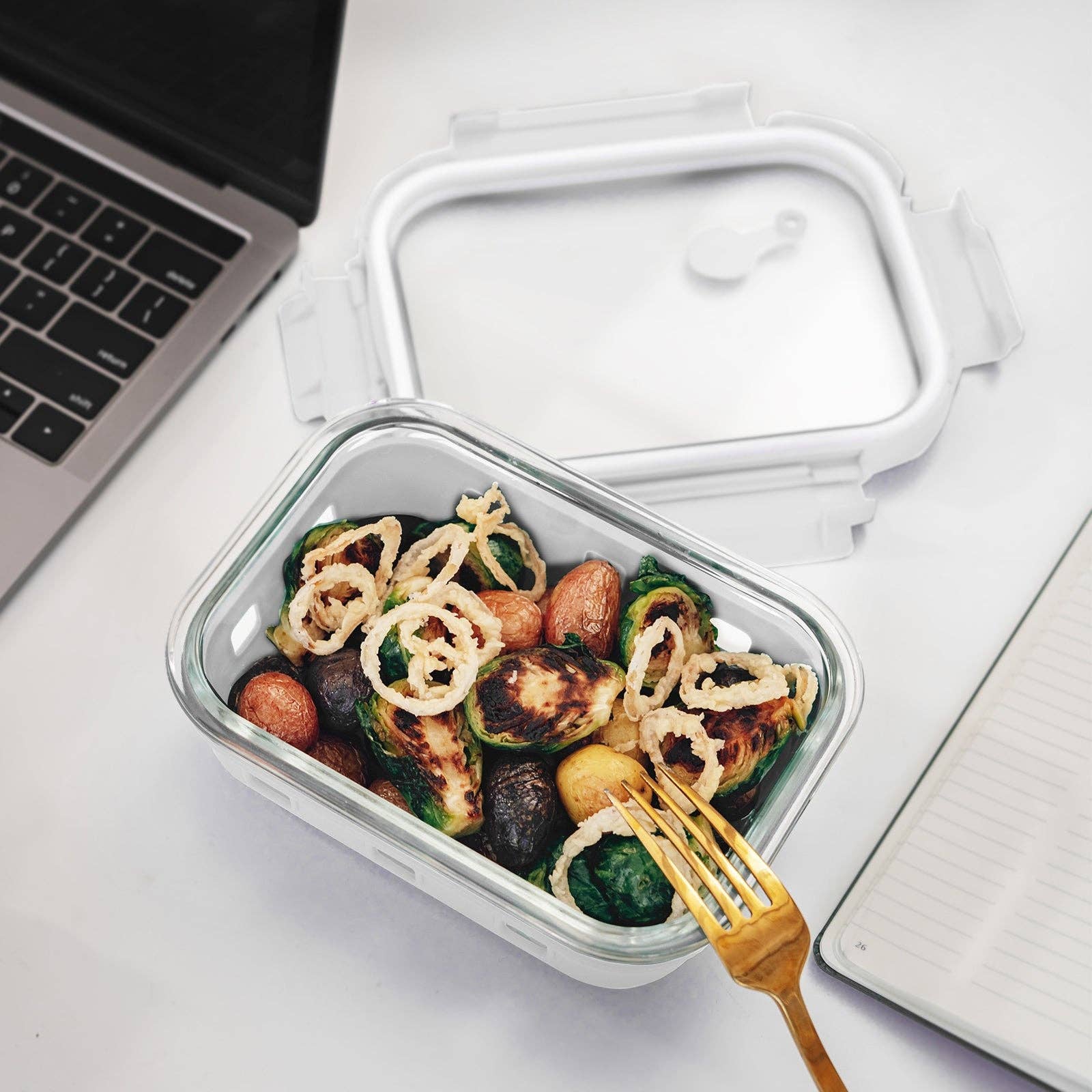 Genicook Product LLC - Wholesale Food storage container - Glass Container w/ Silicone Wrap Set7