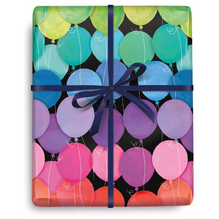 Rainbow Balloons - Half Ream for wholesale by The Gift Wrap Company