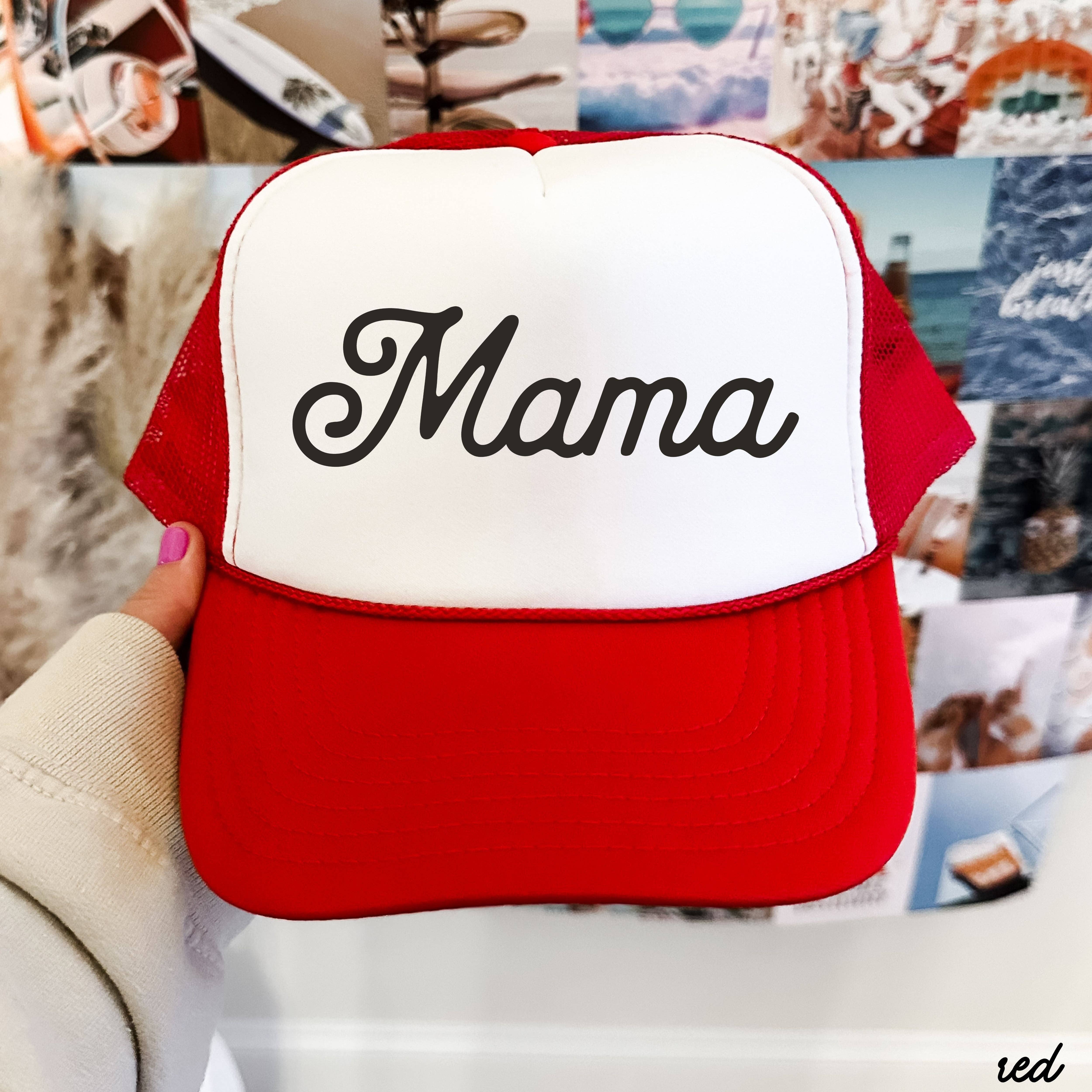 Chloe Vs Tank - Vente Casquette de camionneur – femme - Casquette Trucker Mama Pocket *9 couleurs7