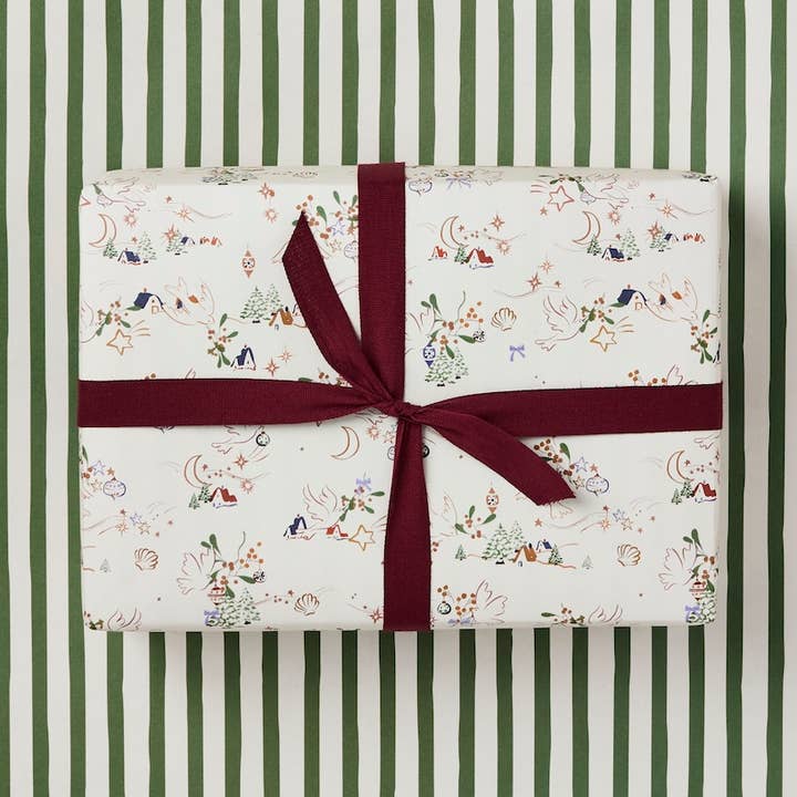 Katie Leamon – wholesale Flat wrap – L&L Christmas 24 Light Wrapping Paper0
