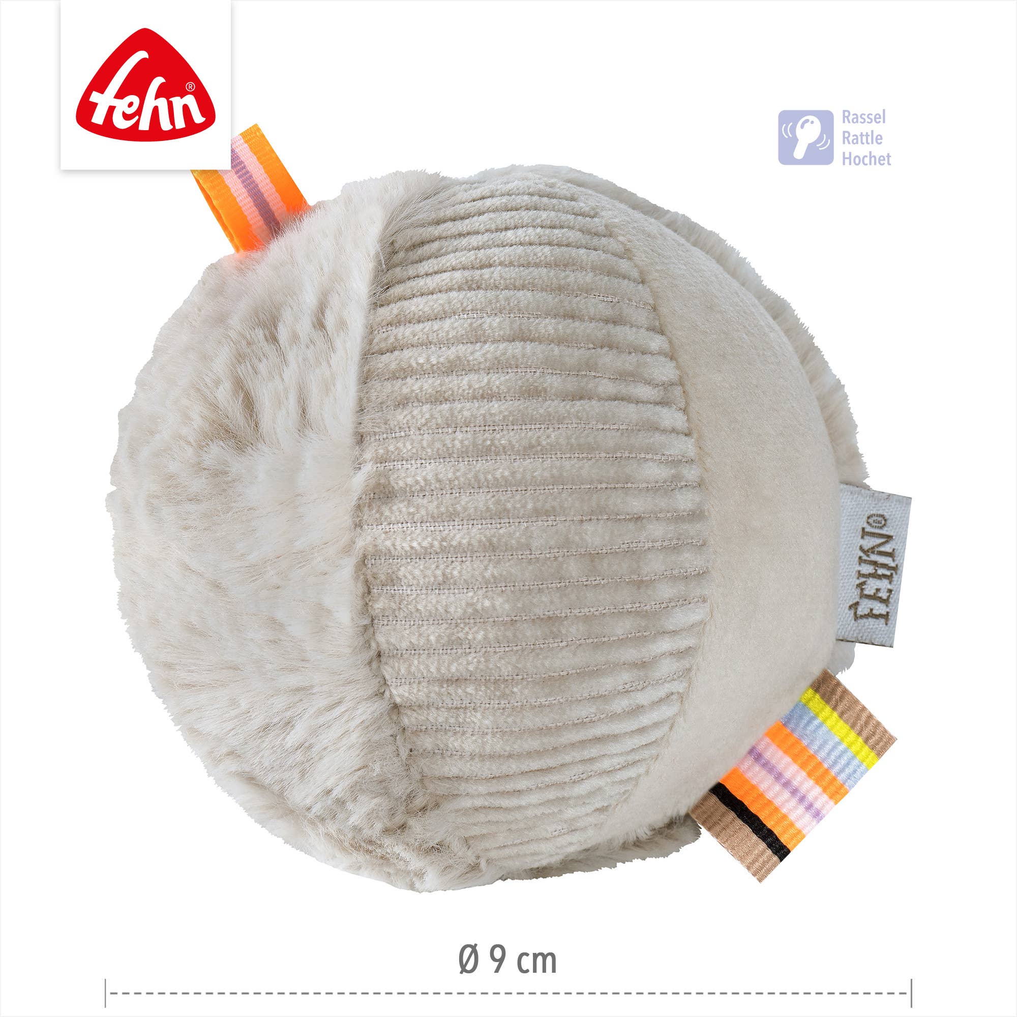 Fehn - Wholesale Sensory Ball - Baby - Sloth Rattle Ball - Grasping Toy Ball - Motor Skills Toy4