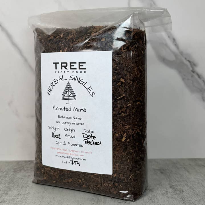 Tree Fifty Four - Wholesale Loose Tea - Roasted Yerba Mate | 2oz - 1 KG | Bulk Herbs4