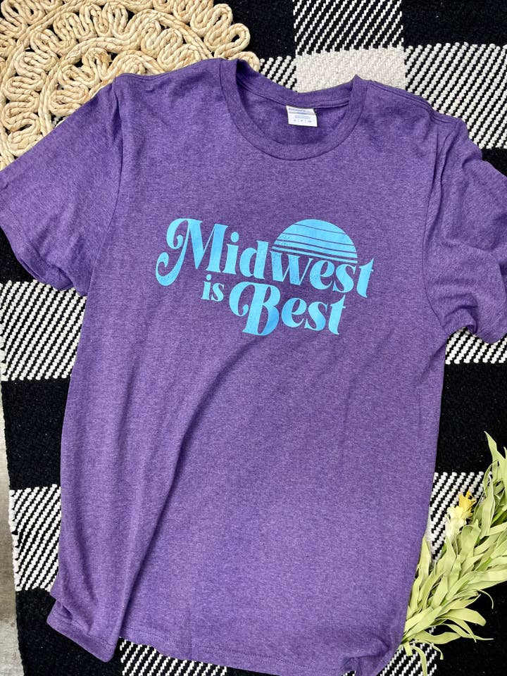 Midwest is Best Graphic Tee for wholesale by Shirts Plus, Inc.