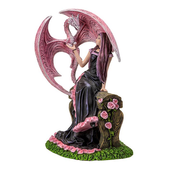 Pacific Trading - Wholesale Decorative Figurine - Anne Stokes Dragon Friendship Elegant Dragon3