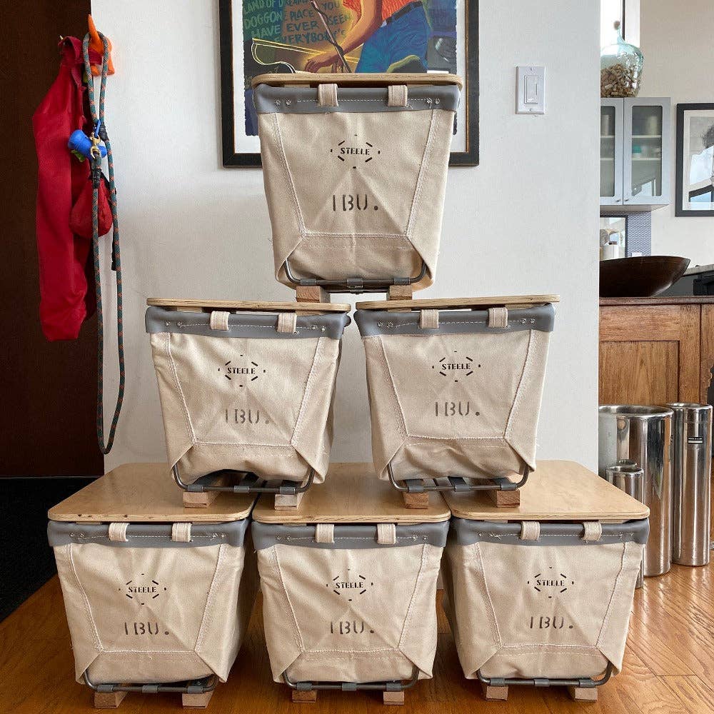 Steele Canvas Basket Corp. – wholesale Förvaringsbehållare – Rektangulärt trälock - 1 Bu.0