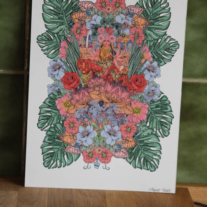 Msdre – wholesale Art print – Durga Ma Indian Goddess Hindu Hinduism God Giclee' 4