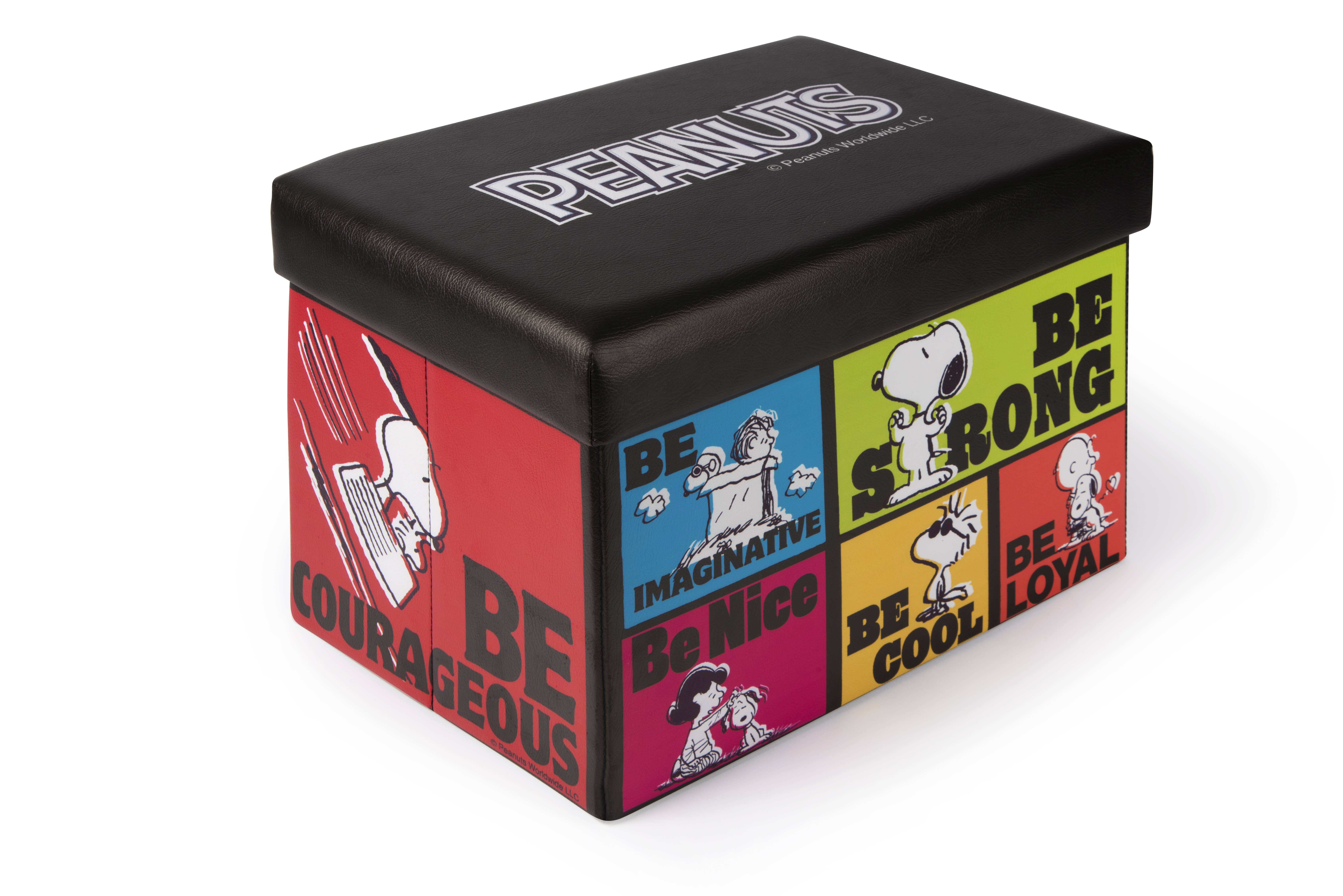 multicolour Peanuts Storage Box with Seat for wholesale on Faire1