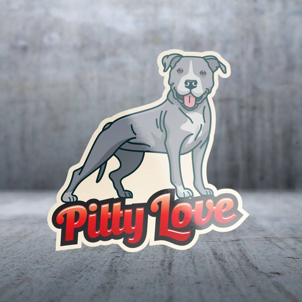 Two Feet Treats - Wholesale Sticker - Pit Bull Love - Sticker0