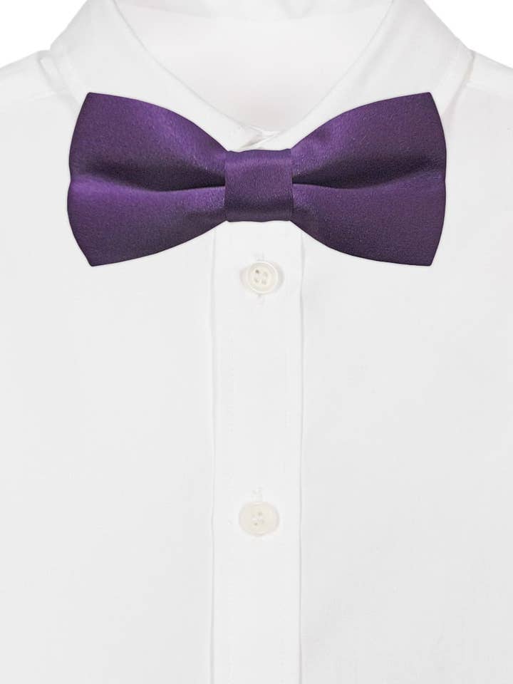 GRAVATA BORBOETA CLÁSSICA ROXA PARA MENINO por atacado de Josvil