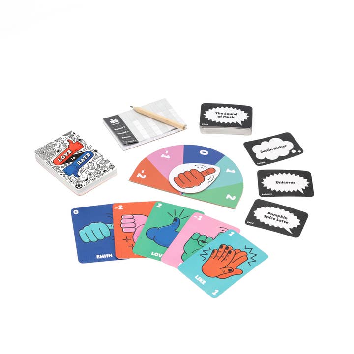 Chronicle Books - Wholesale Card Game - Love to Hate3