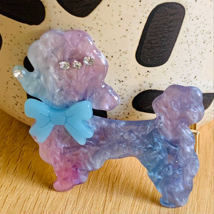 Cookie & the Dude - Wholesale Hair Clip - Women's - Poodle Hair Clip (imported)