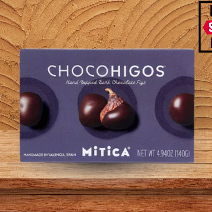 Mitica Chocolate Covered Figs – Case of 10 x 4.9 oz for wholesale by Casacella Foods