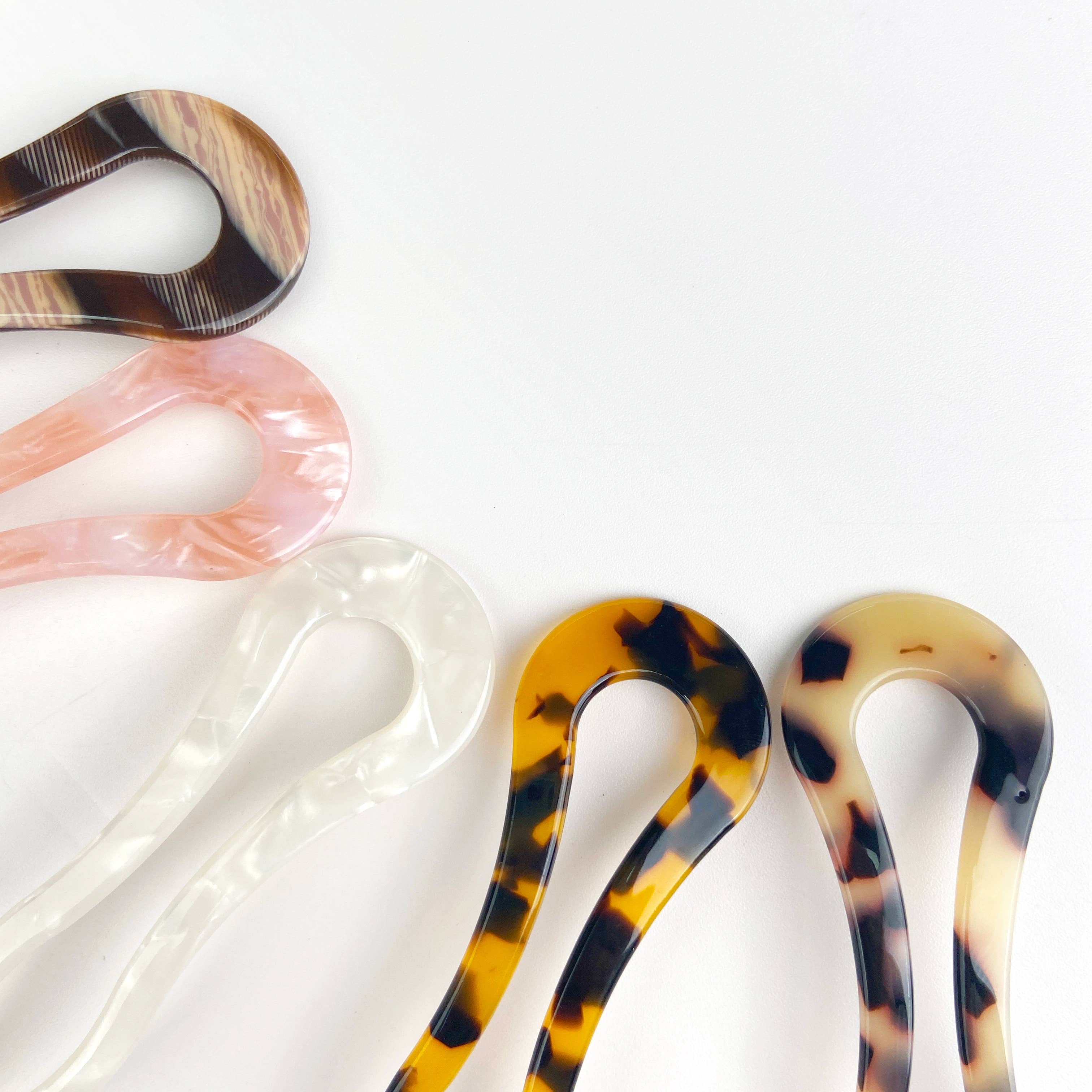 TheDivaSoap - Wholesale Hair Pin - Acetate U-shaped elegant hairpin retro headdress for hair6