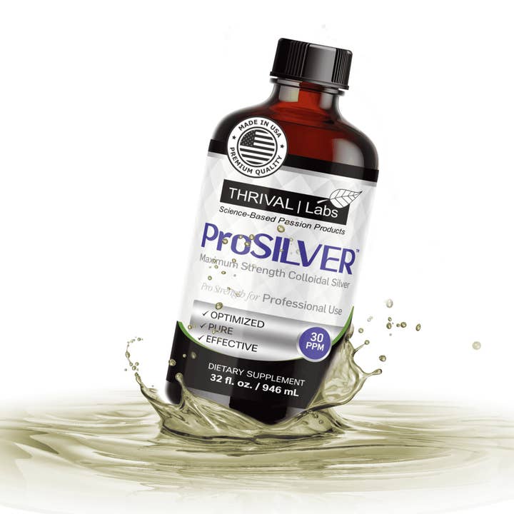 ProSilver Black Label 30 PPM Nano-Sized Colloidal Silver for wholesale by Thrival Labs