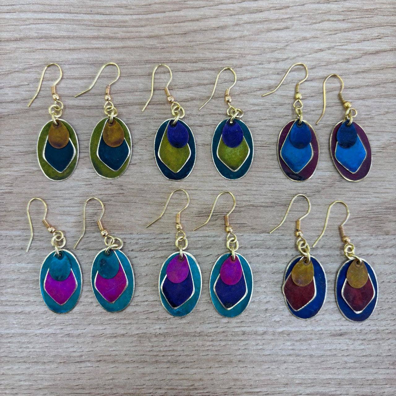 Hecho a mano - Wholesale Dangle Earrings - Enamel earrings7