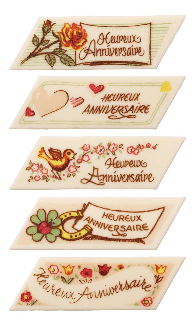 REMOVED BRAND - Wholesale Cake/Cupcake Topper - Heureux Anniversaire (100 pieces)0
