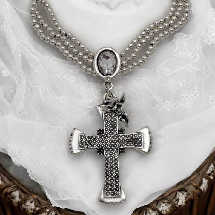 Item # 1581- Pewter Necklace for wholesale by The Ancient Bazaar Jewelry & Accessories