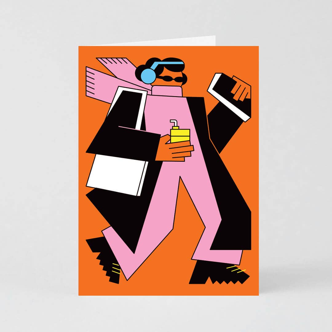 Redy. - Wholesale Everyday Greeting Card - Designer On A Rush Art Card (Folded) + Envelope0