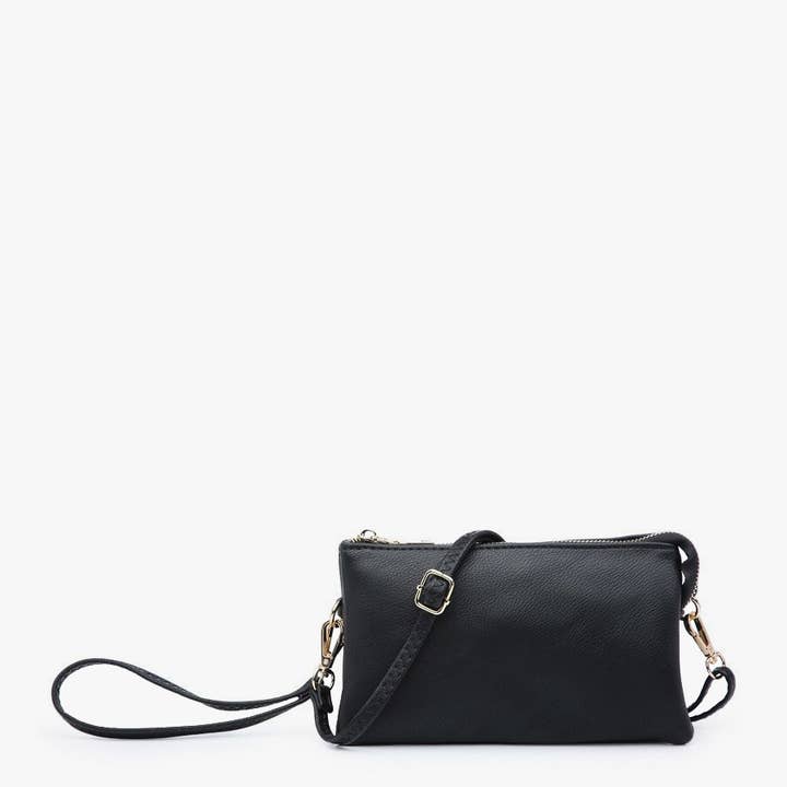 Jen & Co. - Wholesale Crossbody Bag - Women's - M013 Riley Monogrammable 3 Compartment Crossbody/Wristlet
