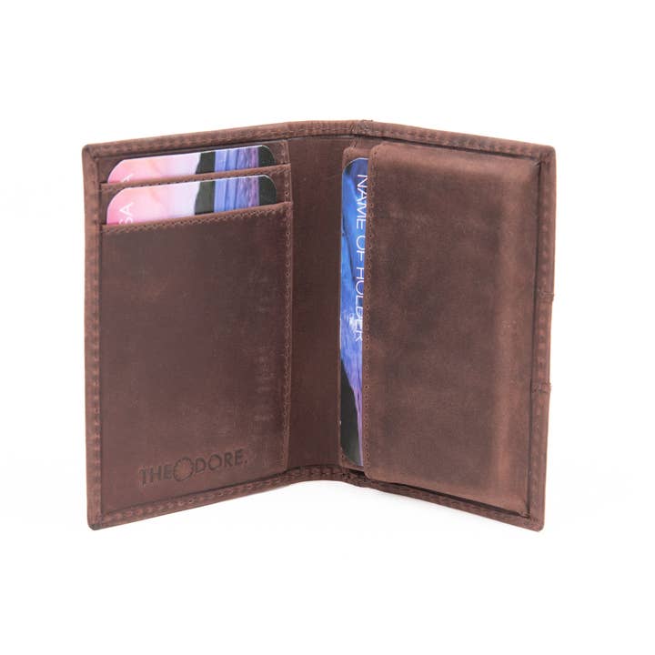 Theodore Leather Cardholder for wholesale by Theodore Leather