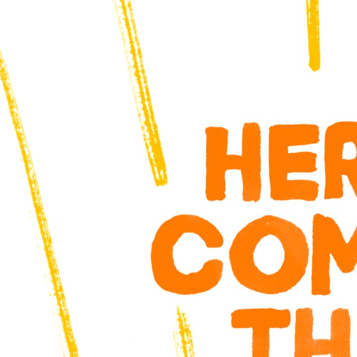 House Of Payne - Venta al por mayor Ilustración - Lámina mural con estampado musical en negrita Here Comes the Sun 1