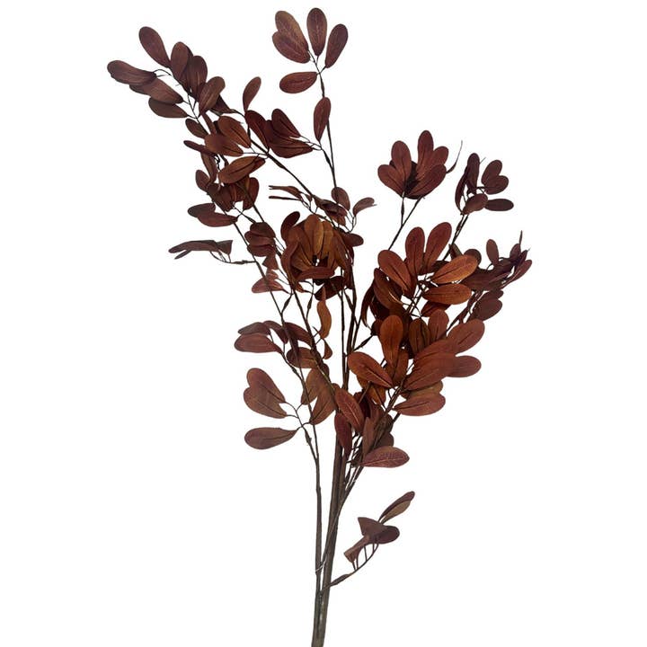 Asian Smilax Leaf Spray - Brown 43” for wholesale by David Christopher's Collection
