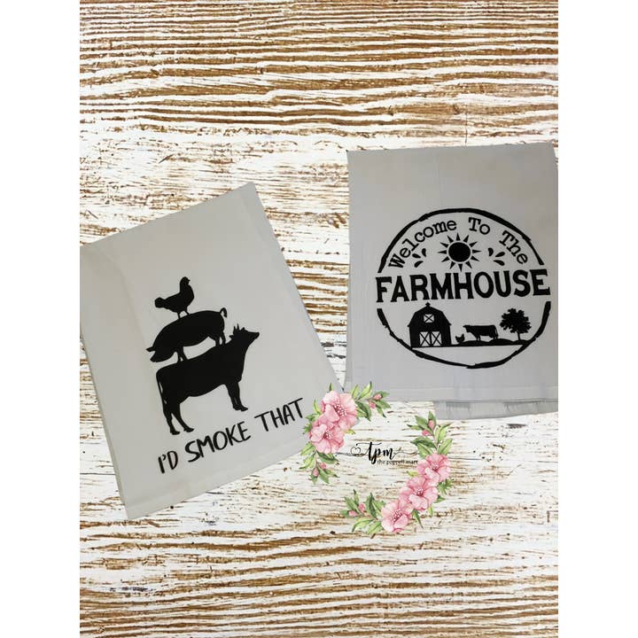 Tea Towels for wholesale by The Poppell Mart