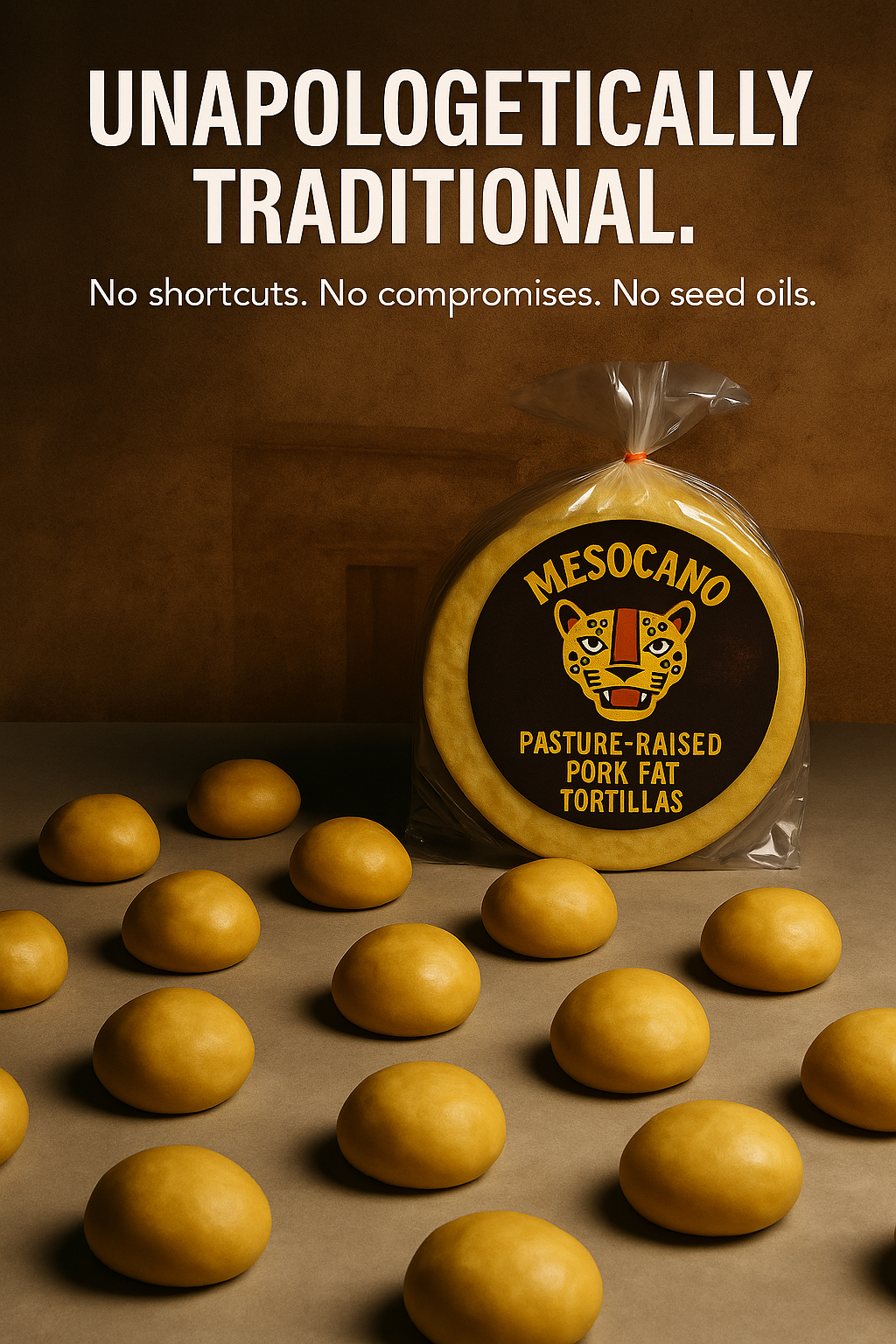 Mesocano - Wholesale Bread/Tortilla - Heirloom Flour Tortillas – Pasture-Raised Pork Fat2