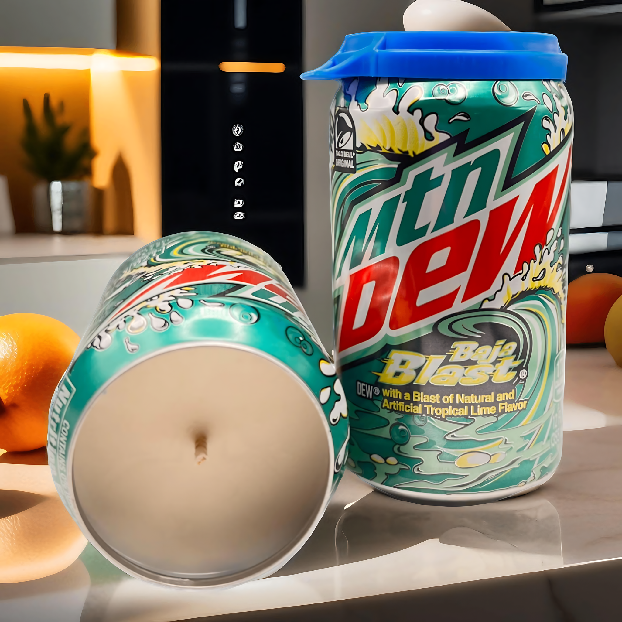 Nefer Designer Candles & Home Decor - Wholesale Novelty Candle - Baja Blast Mountain Dew Can Candle2