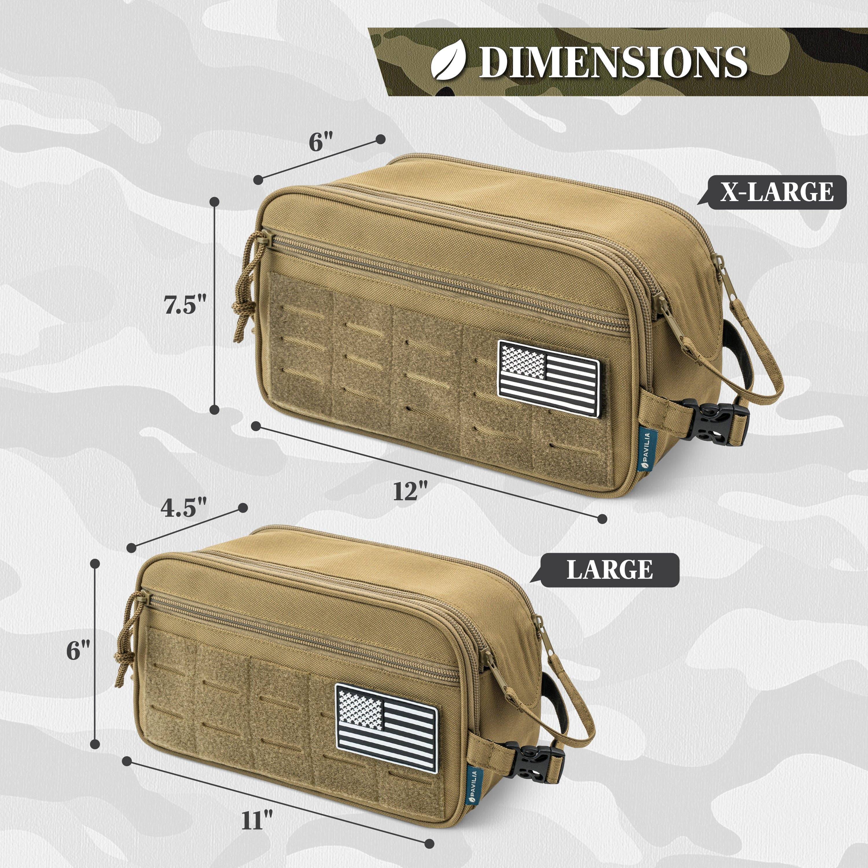 Pavilia - Venta al por mayor Neceser - Hombre - Bolsa de Aseo Táctica Militar62