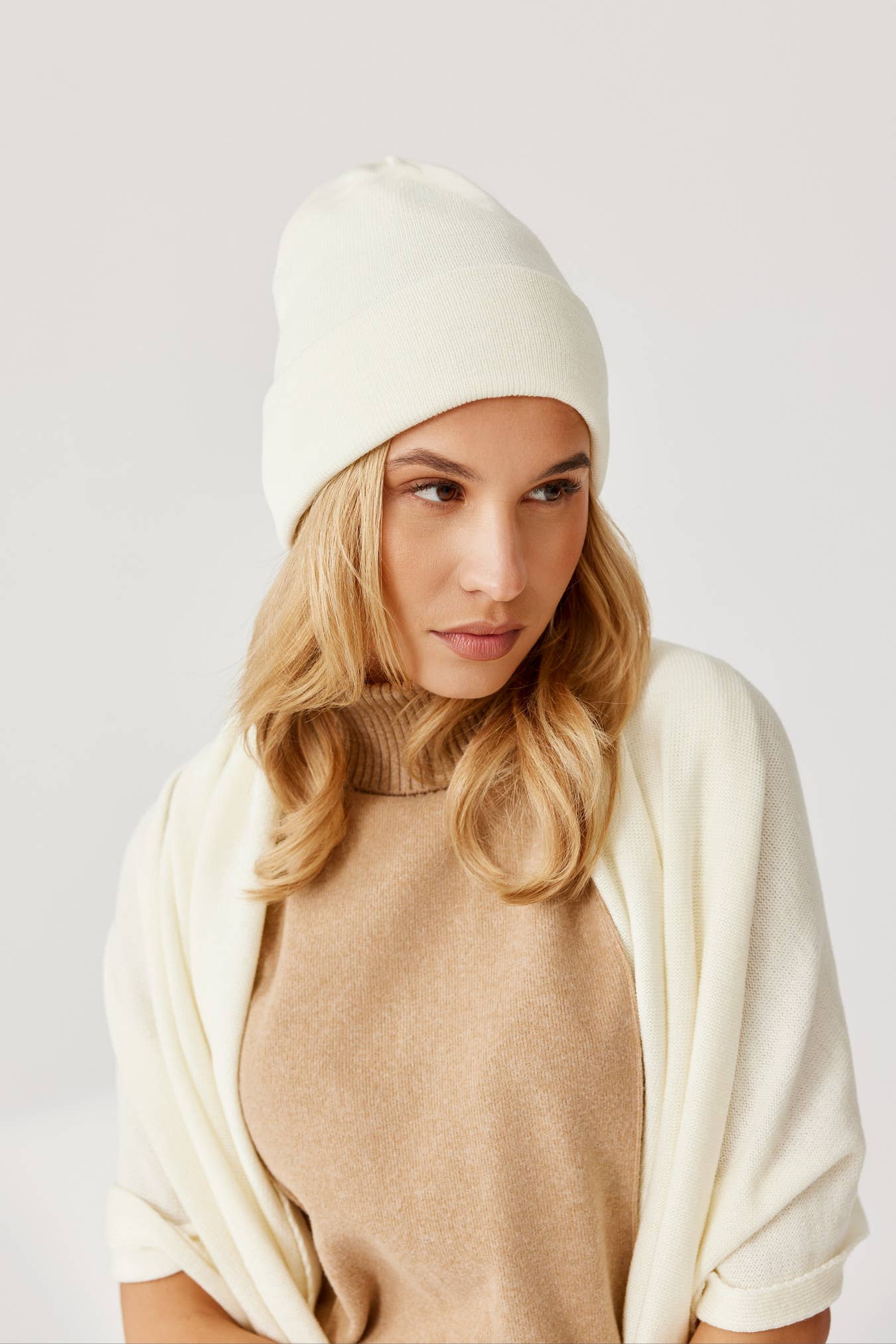 Ander - Vente Bonnet – femme - Bonnet classique NAOMI 100 % laine mérinos TOP SELLER0