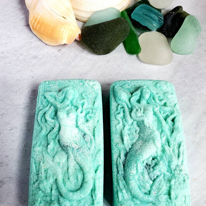 Fairyland Glade - Wholesale Bar Soap - Sea Salt and Sea Glass Sea Glass Salt Soap MADE TO ORDER3