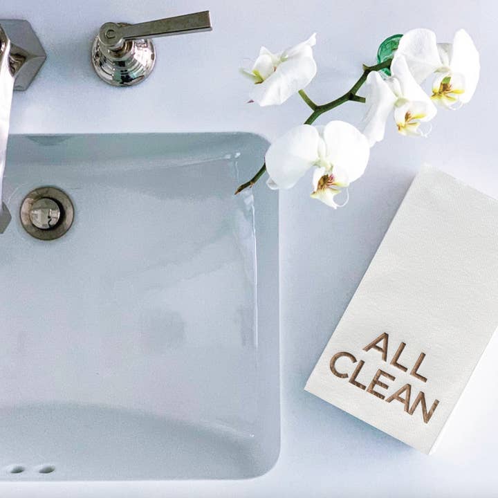 Lined Design - Wholesale Hand Towel - Cloth-Like Disposable Guest Towels