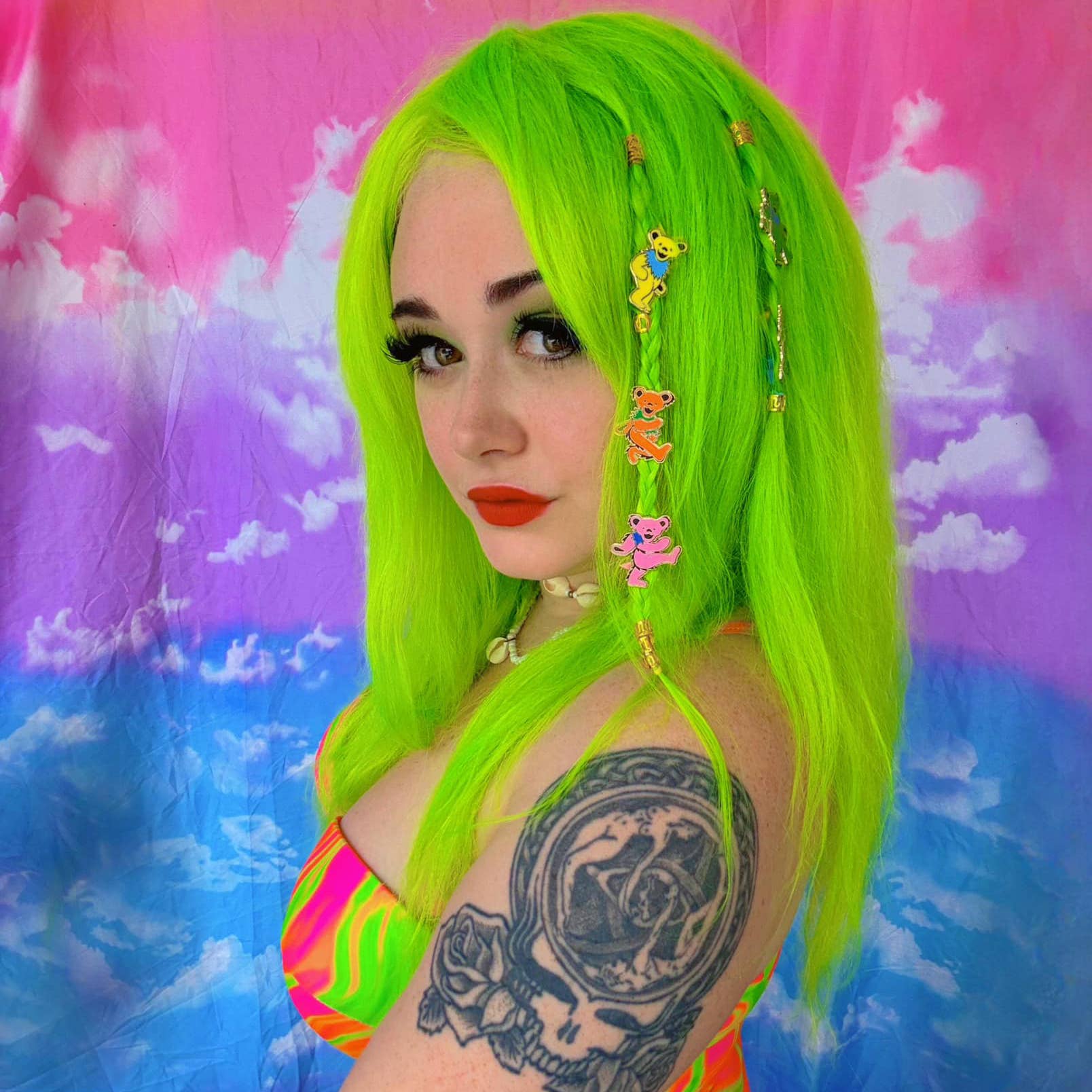 Hiouchi Jewels | Rose & Bolt Grateful Dead Jewelry - Wholesale Lapel Pin/Button - Grateful Dead Dancing Bears Pin Set7