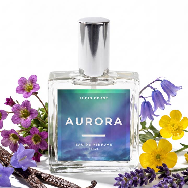 Aurora Extrait de Parfum for wholesale by Lucid Coast | Scented Candles and Perfume