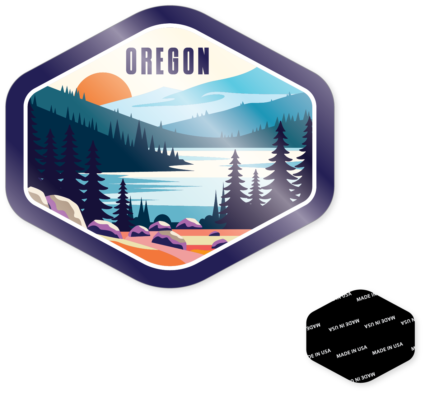 Morris Magnets - Wholesale Magnet - Magnet - Oregon State Badge1