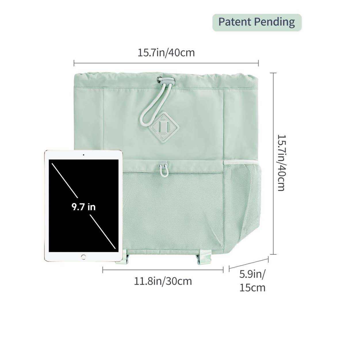 wandf - Vente Sac à cordon de serrage – unisexe - Sac à dos de sport avec cordon de serrage et sangle pour tapis de yoga70