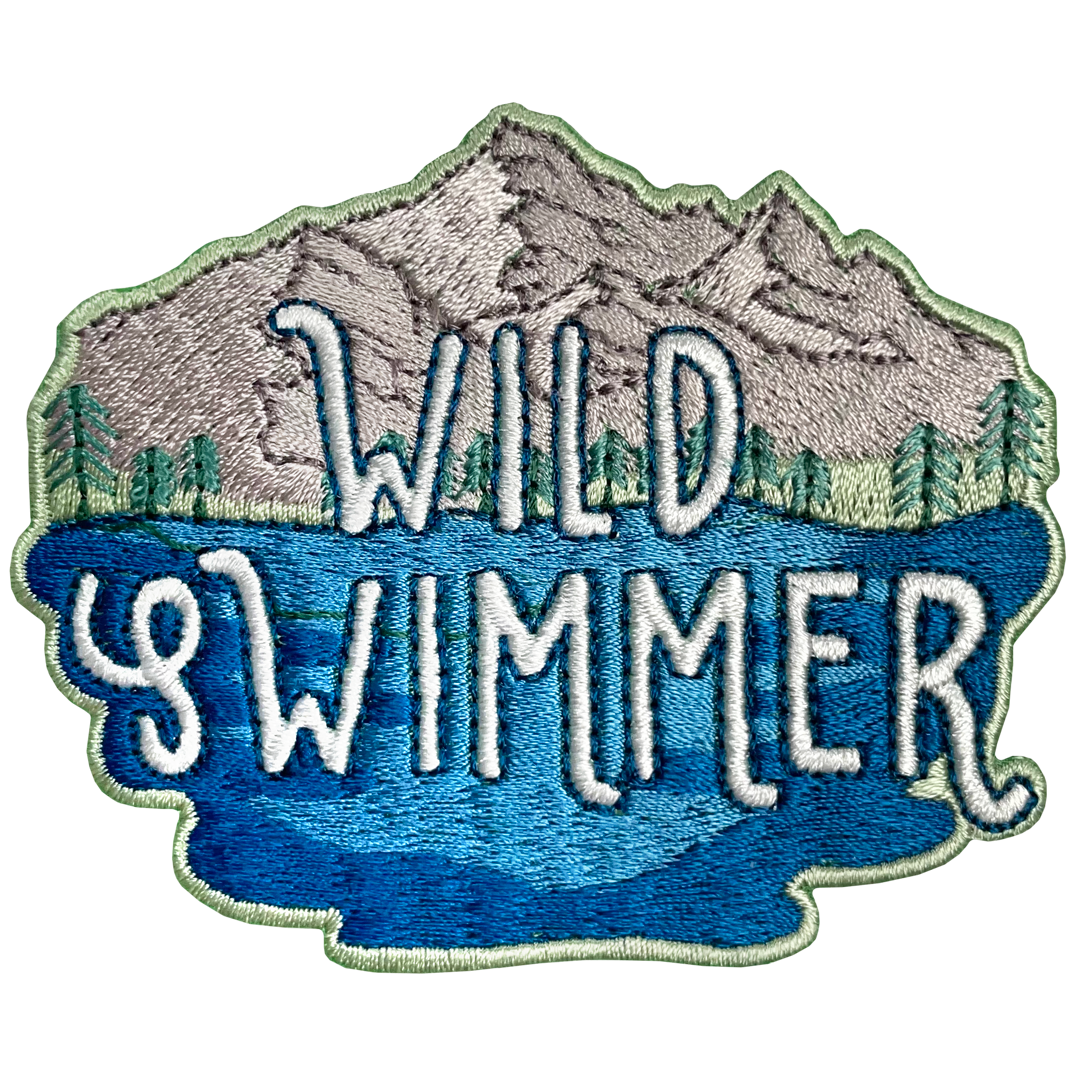 Pawprint Family - Wholesale Patch - Wild Swimmer Sew On Patch0